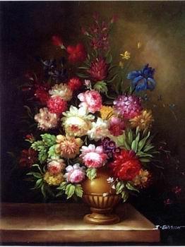 unknow artist Floral, beautiful classical still life of flowers.046 China oil painting art